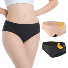 P22V 23V Period Underwear for Women Incontinence Washable Leakproof 50ml to 100ml Absorbent Leak Proof Panties for Women's Bladder Leakage Protective Briefs 2pcs