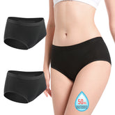 P12 Period Underwear for Women Washable Leak Proof Underwear for Women 50ml Regular Absorbent Womens Incontinence Underwear for Incontinence Postpartum Bladder Leak Protective Panties
