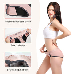 P21 Leak Proof Period Underwear for Women Washable Period Underwear for Women 50ml Absorbency Incontinence Underwear for Women Bladder Leakage Menstrual Period Panties 3pcs