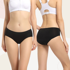 P111 Period Underwear for Women Washable Leak Proof Underwear Womens Incontinence Briefs Absorbent Leakproof Panties for Mild Incontinence Period Postpartum Bladder Leakage 50ml 3pcs