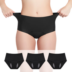 P14 Women’s Incontinence Underwear Washable 150ml Super Absorbent Leak Proof Incontinence Underwear for Women Bladder Leak Underwear for Women Postpartum Incontinence Panties-3pcs