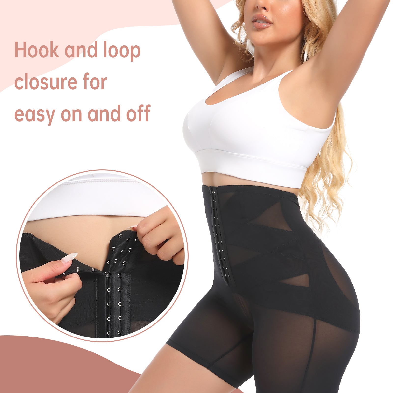 Tummy Control Shapewear High Waist Shapewear Shorts for Women Butt Lifting Shapewear Body Shape Thigh Slimmer BL-SW06