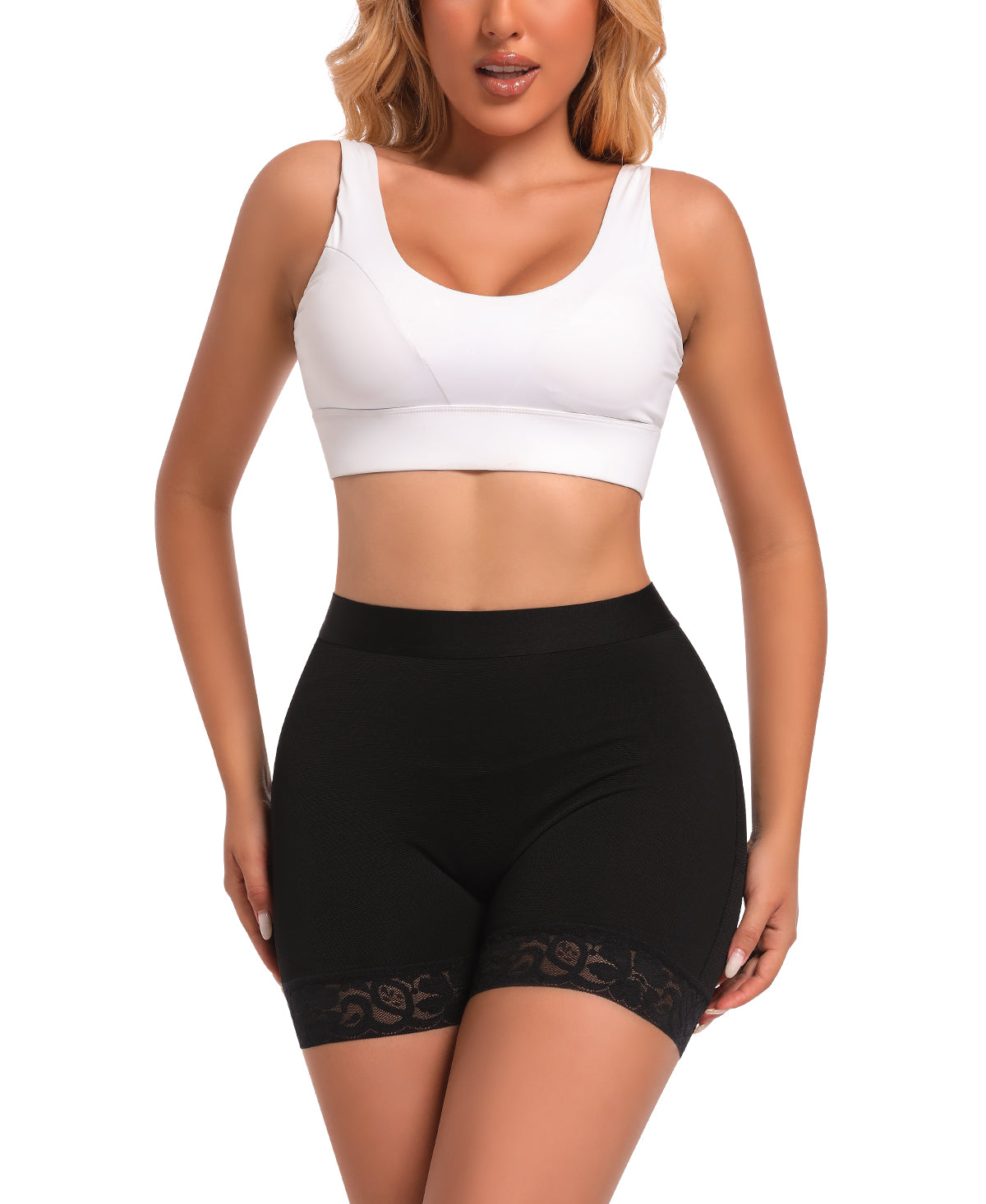 Lace Body Shaper Shorts Womens Tummy Control Shaperwear for Women Butt Lifting Shapewear Lace Shaping Boyshorts BL-SW07