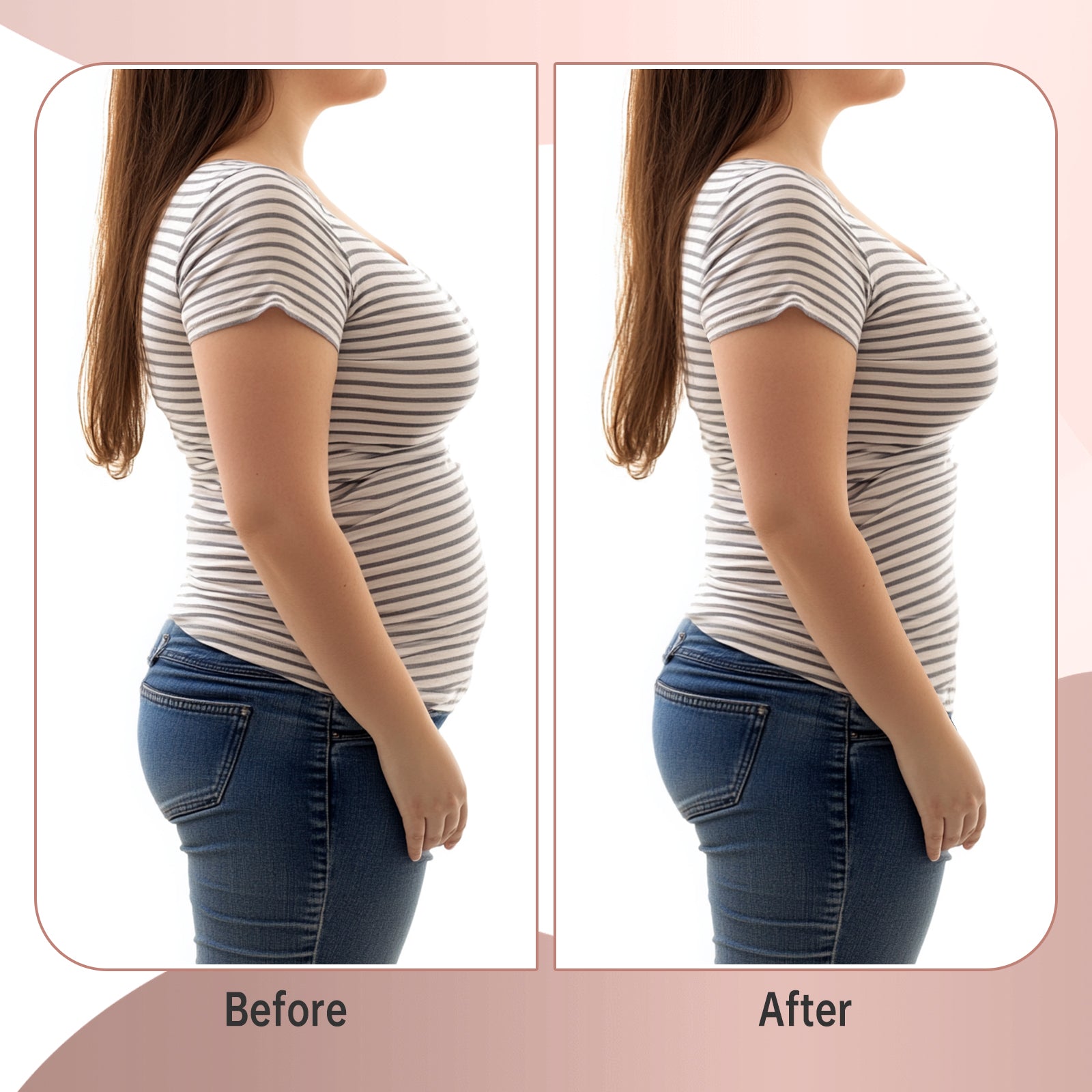 thumbnail image 2 of MISTY PHASES Postpartum Girdle For Women - Tummy Control Shapewear With Adjustable Hooks - Faja Body Shaper For C-Section & Vaginal Birth Recovery 2 of 14