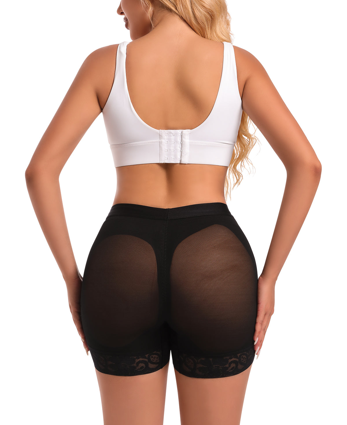 Lace Body Shaper Shorts Womens Tummy Control Shaperwear for Women Butt Lifting Shapewear Lace Shaping Boyshorts BL-SW07