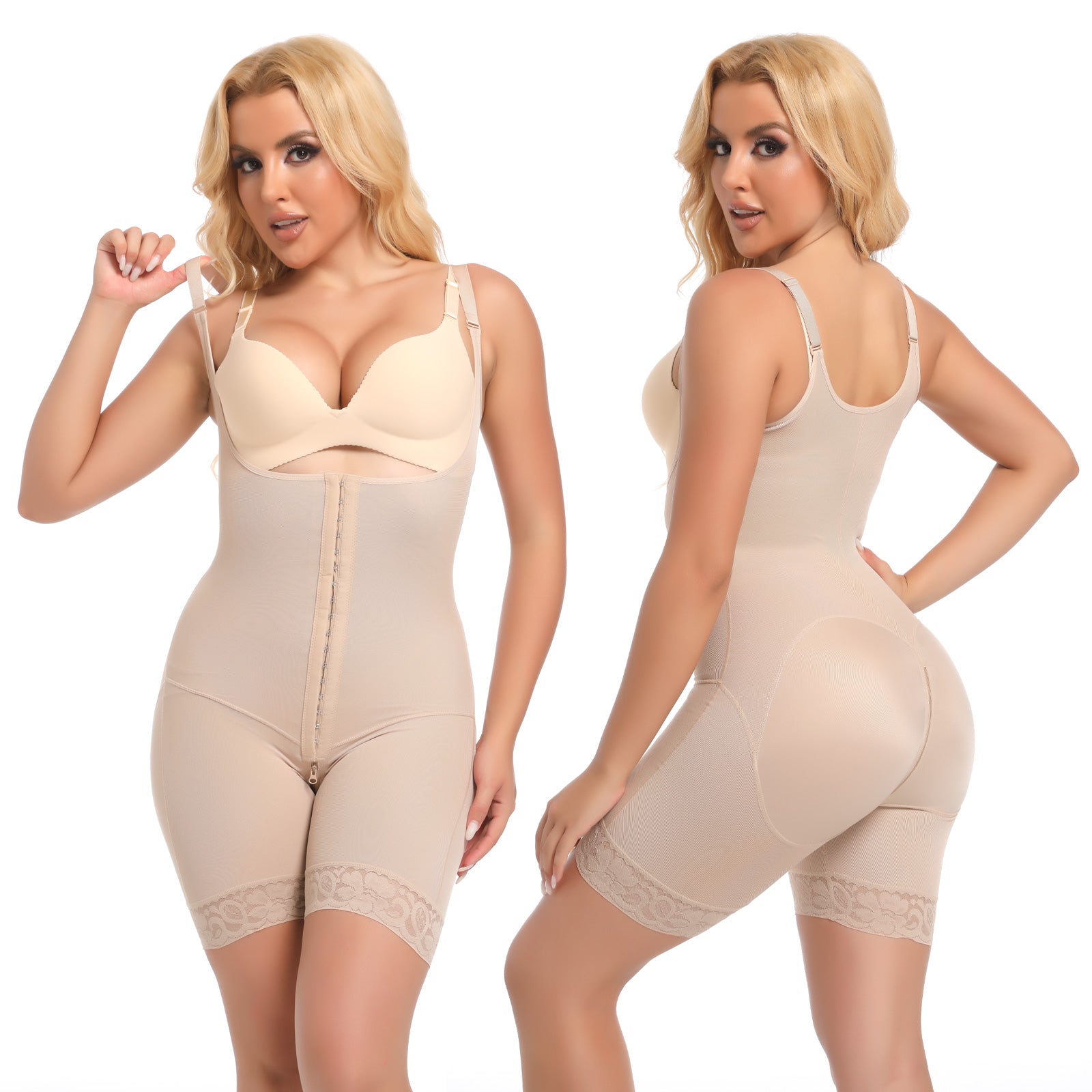 Shapewear for Women Tummy Control Body Shaper Colombiana Faja Postpartum Girdles Butt Lifter for Women Thigh Slimmer-SW01